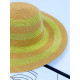 Dámský hnědý slaměný klobouk