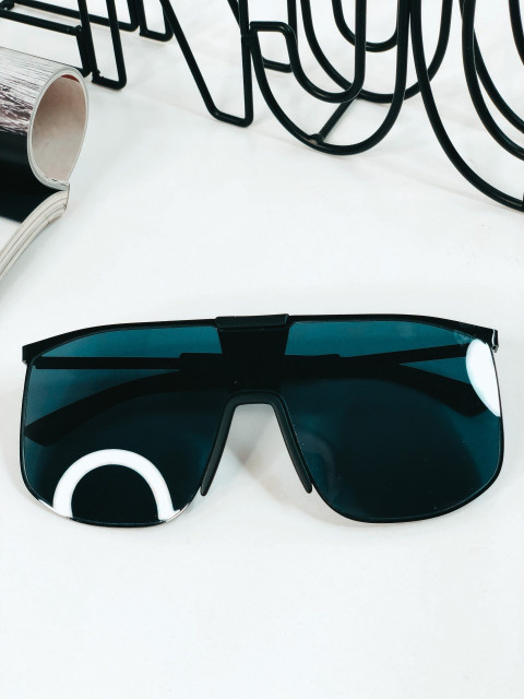 Unisex černé sluneční brýle Marra