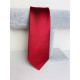 Pánská cherry saténová úzká kravata