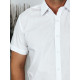 Pánská bílá košile s krátkým rukávem