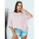 Dámské růžové oversize tričko Louisa