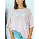 Dámské růžové oversize tričko Louisa