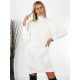 Dámské bílé svetrové rolákové šaty Aica