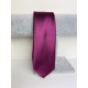 Pánská růžovo-fialová saténová úzká kravata
