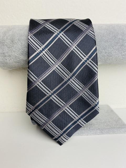 Pánská šedá kravata