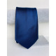 Pánská tmavá modrá saténová kravata