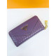 Dámská prošívaná fialová peněženka Leo Sabri