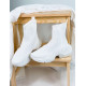 Dámské bílé ponožkové tenisky na platformě