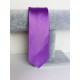 Pánská fialová saténová úzká kravata