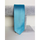 Pánská tyrkysová saténová úzká kravata