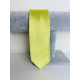 Pánská zeleno-žlutá saténová úzká kravata