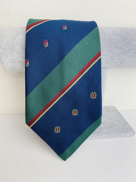 Pánská zeleno-modrá kravata