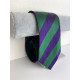 Pánská fialovo-zelená kravata