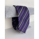 Pánská šedo-fialová kravata