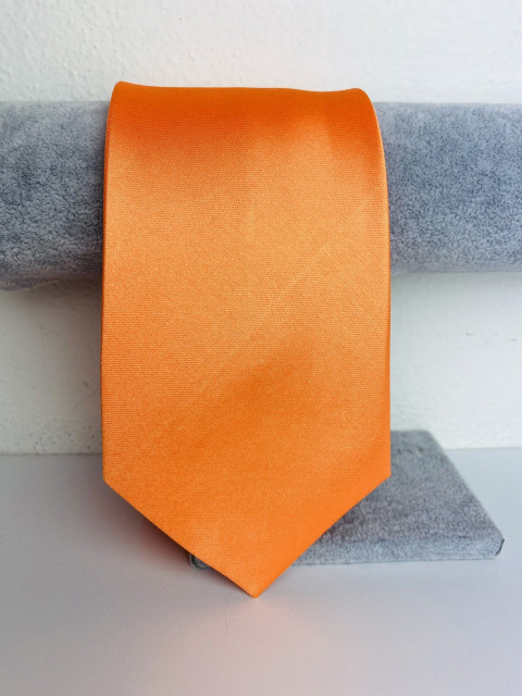 Pánská oranžová kravata