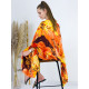 Dámský trendy šátek s potiskem AUROA - oranžová