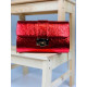 Dámská elegantní společenská kabelka s řemínkem MAFI - červená