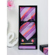 Pánský fialový 4 dílný set: kravata, kapesník, spona a manžetové knoflíky