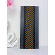 Pánský černý 4 dílný set: kravata, kapesník, spona a manžetové knoflíky