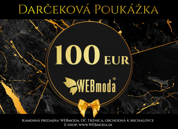 Dárková poukázka 100 EUR