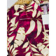 Dámské ležérní šaty s páskem a potiskem - růžové - KAZOVÉ