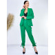 Dámský zelený kalhotový kostým Paris