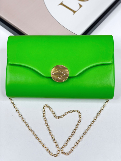 Dámská společenská kabelka s řemínkem ALEXIA - zelená