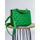 Exkluzivní dámská prošívaná kabelka s řemínkem HERMSA - zelená