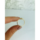 Dámský zlatý nastavitelný prsten 19