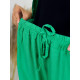 Dámský košilově kalhotový komplet Stella - zelený