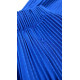 Letní dámské plisované široké kalhoty - modré - KAZOVÉ