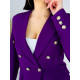 Dámské elegantní fialové sako s knoflíčky