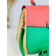 Dámská barevná kufříková kabelka RENA - zelená