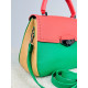 Dámská barevná kufříková kabelka RENA - zelená