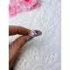 Dámský stříbrný prsten s růžovým krystalem 5