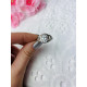 Dámský stříbrný prsten se stříbrným krystalem 4