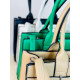 Dámská zelená kabelka s řemínkem