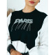 Dámský černý svetřík - košile PARIS