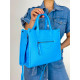 Dámská modrá kabelka s řemínkem MIA